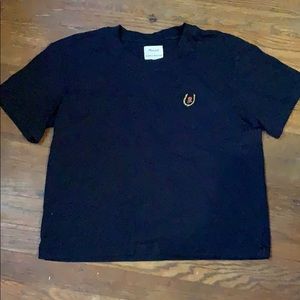 Madewell x Karen Walker navy horseshoe tee